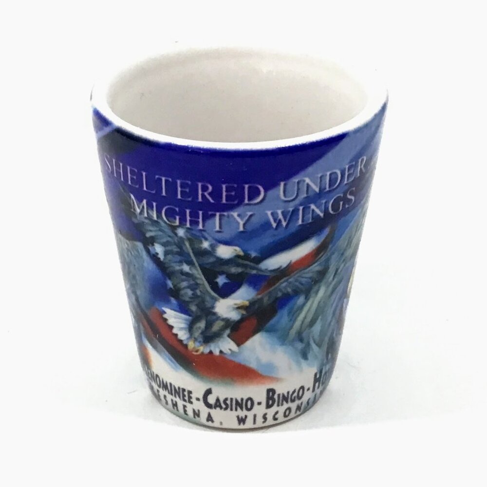 NOMINEE-CASINO-BINGO-MENOMINEE-WISCONSIN Shot Glass - Souvenir - Collectible